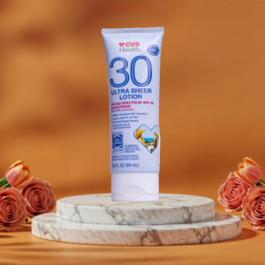 CVS Ultra Sheer Broad Spectrum Sunscreen Lotion, SPF 30.